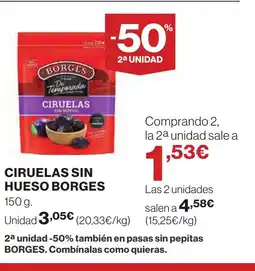 Supercor BORGES Ciruelas sin hueso oferta