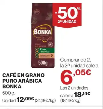 Supercor BONKA Café en grano puro arábica oferta