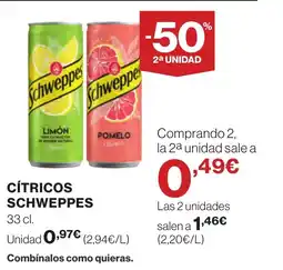 Supercor SCHWEPPES Cítricos oferta