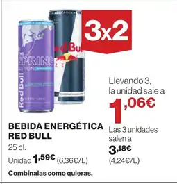 Supercor RED BULL Bebida energética oferta