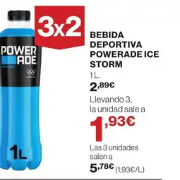 Supercor Bebida deportiva powerade ice oferta