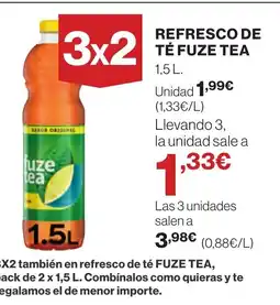 Supercor FUZE TEA Refresco de té oferta
