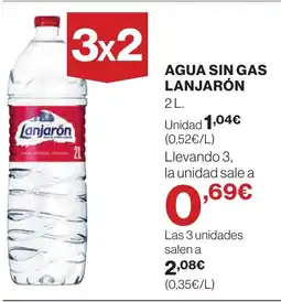 Supercor LANJARÓN Agua sin gas oferta