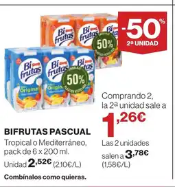 Supercor BIFRUTAS Pascual oferta