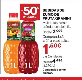 Supercor GRANINI Bebidas de zumo de fruta oferta