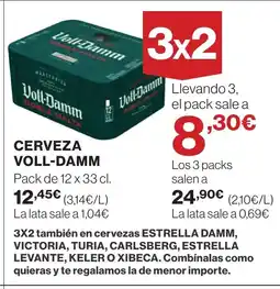 Supercor VOLL-DAMM Cerveza oferta