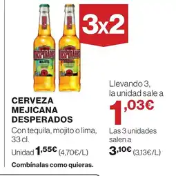 Supercor DESPERADOS Cerveza mejicana oferta