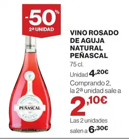 Supercor Vino rosado de aguja natural peñascal oferta