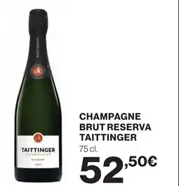 Supercor TAITTINGER Champagne brut reserva oferta
