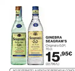 Supercor SEAGRAM'S Ginebra oferta