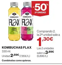 Supercor FLAX Kombuchas oferta