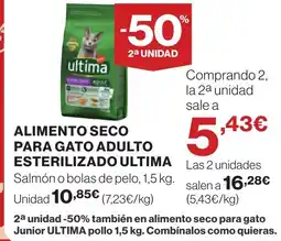 Supercor ULTIMA Alimento seco para gato adulto esterilizado oferta