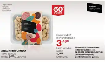 Supercor Anacardo crudo oferta