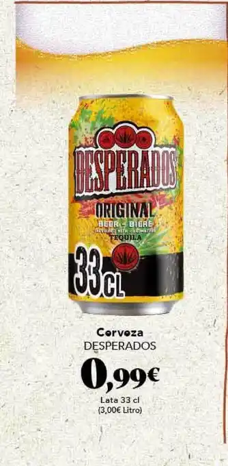 Gadis Cerveza Desperados 33cl oferta