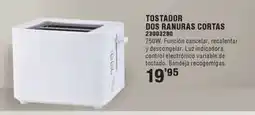 Optimus Tostador dos ranuras cortas oferta
