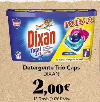Gadis Dixan Detergente Trío Caps oferta