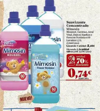 Gadis Suavizante Concetrando Mimosín 2a oferta