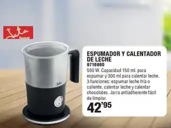 Optimus Espumador y calentador de leche oferta