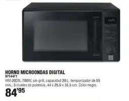 Optimus Horno microondas digital oferta