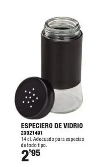 Optimus Especiero de vidrio oferta