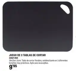 Optimus Juego de 3 tablas de cortar oferta