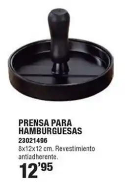 Optimus Prensa para hamburguesas oferta