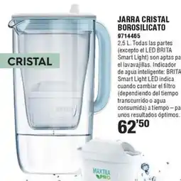 Optimus Jarra cristal borosilicato oferta