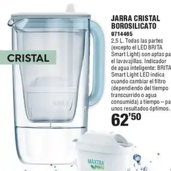 Optimus Jarra cristal borosilicato oferta