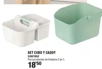 Optimus Set cubo y caddy oferta