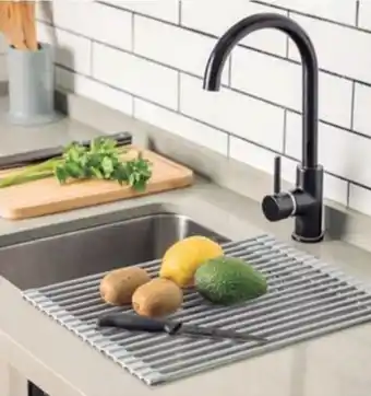 Optimus Escurridor rengo enrollable gris oferta