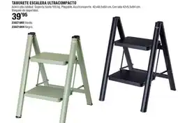 Optimus Taburete escalera ultracompacto oferta