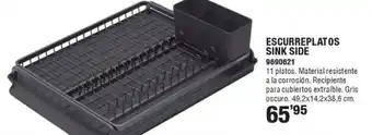 Optimus Escurreplatos sink side oferta
