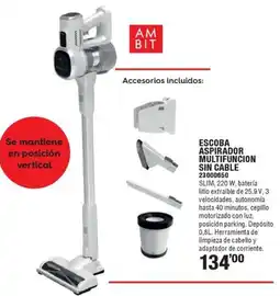 Optimus Escoba aspirador multifuncion sin cable oferta