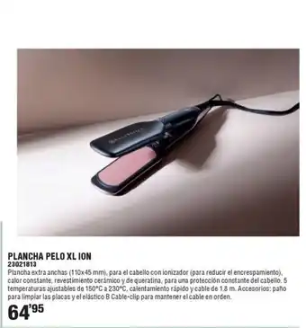 Optimus Plancha pelo xl ion oferta