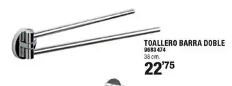 Optimus Toallero barra doble oferta