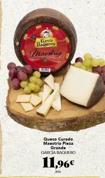Gadis Queso Curado Maestría Pieza Grande García Baquero oferta