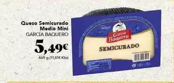 Gadis Queso Semicurado Medio Mini García Baqueiro oferta