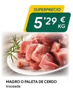 Masymas Magro o paleta de cerdo oferta