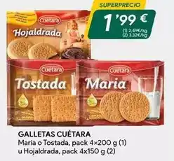 Masymas Cuétara - galletas oferta