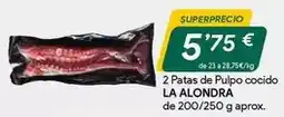 Masymas 2 patas de pulpo cocido oferta