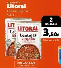 Masymas Litoral - lentejas riojanas oferta