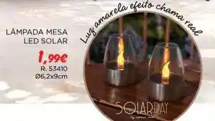 Espaço Casa Lampada mesa led solar oferta