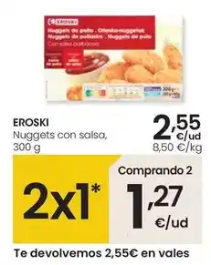 Eroski Eroski - nuggets con salsa oferta