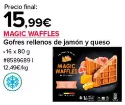 Costco Magic - gofres rellenos de jamon y queso oferta