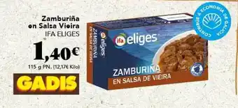 Gadis Zamburiña En Salsa Vieira 115g oferta