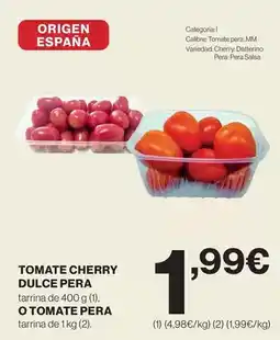 Supercor Origen - tomate cherry oferta