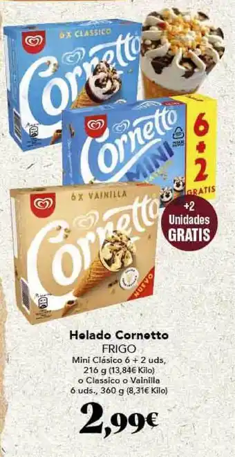 Gadis Helado Cornetto Frigo 360g oferta