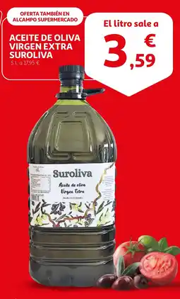 Alcampo SUROLIVA Aceite de oliva virgen extra oferta