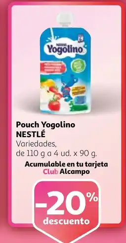 Alcampo NESTLÉ Pouch Yogolino oferta
