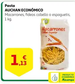 Alcampo AUCHAN ECONÓMICO Pasta oferta